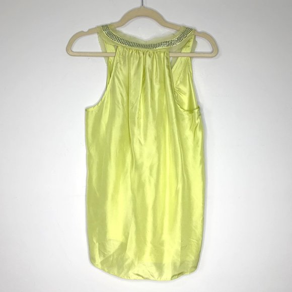 NWT REBECCA TAYLOR Limea Silk Sequin Sleeveless Top Sz 10‎ - Picture 5 of 11